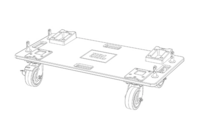VTX V20 VERTICAL TRANSPORTER FOR TRANSPORTATION OF UP TO 4 VTX V20 ENCLOSURES IN A VERTICAL COLUMN