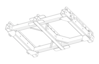 VTX V25 ARRAY FRAME - TOURING FOR SUSPENDING OR GROUND STACKING VTX V25 OR VTX S28 ENCLOSURES.
