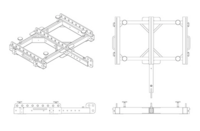 VTX V25 ARRAY FRAME - TOURING FOR SUSPENDING OR GROUND STACKING VTX V25 OR VTX S28 ENCLOSURES.