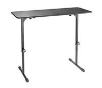 DJ TABLE, 43.307" X 17.913" TABLETOP, FOUR QUICK-RELEASE CLAMPS,ADJUSTABLE END CAP,HEIGHT ADJUSTABLE