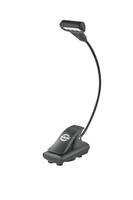 MUSIC STAND LIGHT, 4 LED T-MODEL FLEXLIGHT, EXTRA WIDE CLIP UP TO 0.984"