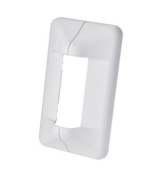 COVER FOR SPEAKER WALL MOUNT, WHITE, COMPATIBLE WITH MOUNTS W/ 6.299 X 3.543" PLATES