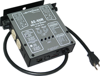 4 CH, 600 W PER CHANNEL, BUILT IN CONTROL, 8 BUILT IN CHASE MODES, RELAY MODE SWITCHABLE,