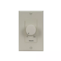 ATTENUATOR-25W, 70V/25V, 1-GANG DECORATOR, ALMOND