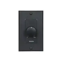 ATTENUATOR-25W, 70V/25V, 1-GANG DECORATOR, BLACK
