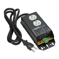 REMOTE POWER CONTROL- OUTLETS:  2 (15A), TERMINATION:  6-FT. CORD WITH NEMA 5-15 PLUG