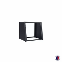 RACK-DESKTOP SLOPED-10U, 18IN DEEP, BLK
