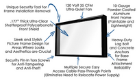 TV SHIELD PRO LITE 98"-110" INDOOR TV/DISPLAY ENCLOSURE