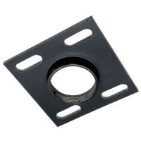 CEILING PLATE FOR 4"X4" UNISTRUT AND STRUCTURAL CEILING / BLACK