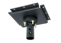 MULTI-DISPLAY CEILING ADAPTOR FOR STRUCTURAL CEILINGS WITH STRESS DECOUPLER / BLACK