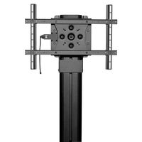 ROTATIONAL MOUNT INTERFACE FOR CARTS AND STANDS / FOR ROTATING DISPLAYS FROM LANDSCAPE TO PORTRAIT