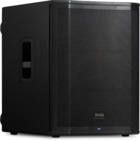 18" 1200W POWERED SUBWOOFER,2 COMBO XLR/TRS INPUTS, 1/8" STEREO INPUT, VARIABLE LOWPASS FILTER