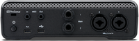 2X2,24-BIT/192 KHZ RECORDING INTERFACE W/ 6-MONTH STUDIO ONE+ MEMBERSHIP INCLUDED,+75 DB GAIN RANGE