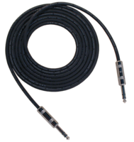Black cable (2) 1/4 inch stereo male