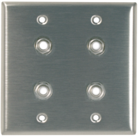 WALL PLATE WALL SPEAKER/ MONITOR SPKR ENGRAVED 2 GANG