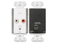 CONSUMER INPUT JACKS – MONO / WHITE PLATE