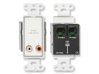 PASSIVE SINGLE-PAIR SENDER - TWISTED PAIR FORMAT-A - STEREO PHONO JACK INPUTS