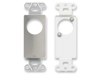 SINGLE PLATE FOR STANDARD AND SPECIALTY CONNECTORS - TOP HOLE POSITION - STAINLESS STEEL (CUSTOM LAB
