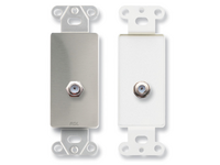 DOUBLE TYPE F JACK ON D PLATE - STAINLESS STEEL