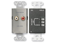 LINE INPUT ASSEMBLY - RCA JACKS, TERMINAL BLOCK - STAINLESS