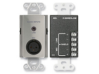 MIC/LINE INPUT ASSEMBLY - XLR, MINI-JACK, TERMINAL BLOCK - STAINLESS