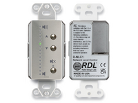 NETWORK REMOTE CONTROL WITH LEDS - DANTE - STAINLESS STEEL (CUSTOM LABELED) (SEE PART # ZCST-LBL FOR