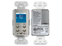 NETWORK REMOTE CONTROL WITH SCREEN - DANTE - STAINLESS STEEL (CUSTOM LABELED) (SEE PART # ZCST-LBL F