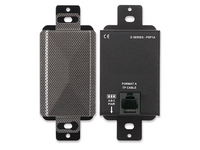 DECORA-STYLE ACTIVE LOUDSPEAKER - FORMAT-A - STAINLESS STEEL - INSTALLER LEVEL ADJUST