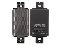 DECORA-STYLE ACTIVE LOUDSPEAKER - STAINLESS STEEL - INSTALLER LEVEL ADJUST