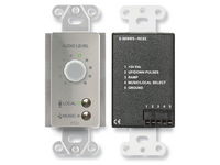 ROOM CONTROL FOR RCX-5C ROOM COMBINER - DECORA® STAINLESS (CUSTOM LABELED) (SEE PART # ZCST-LBL FOR