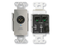 ACTIVE SINGLE-PAIR RECEIVER - TWISTED PAIR FORMAT-A - XLR MIC/LINE OUTPUT - STAINLESS (CUSTOM LABELE