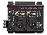 UNBALANCED TO BALANCED CONVERTER - 2 CHANNEL