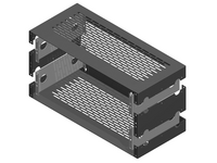 19” UTILITY RACK CHASSIS 2 RU EXTENSION