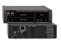 LINE-LEVEL BI-DIRECTIONAL NETWORK INTERFACE - 2 BALANCED LINE INPUTS, DANTE INPUT - 2 BALANCED LINE