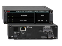 MIC/LINE BI-DIRECTIONAL NETWORK INTERFACE - 2 SWITCHABLE MIC OR LINE INPUTS, DANTE INPUT - 2 BALANCE