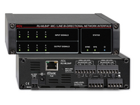 MIC/LINE BI-DIRECTIONAL NETWORK INTERFACE - 4 SWITCHABLE MIC OR LINE INPUTS, DANTE INPUT - 4 BALANCE