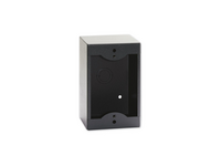 SINGLE SURFACE MOUNT BOX FOR DECORA® REMOTE CONTROLS AND PANELS - BLACK
