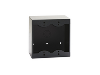 DOUBLE SINGLE SURFACE MOUNT BOX FOR DECORA® REMOTE CONTROLS AND PANELS - BLACK