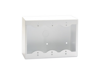 TRIPLE SURFACE MOUNT BOX FOR DECORA® REMOTE CONTROLS AND PANELS - WHITE