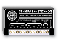 MICROPHONE 24 V PHANTOM ADAPTER - 2 CHANNEL (REPLACES ST-MPA2)