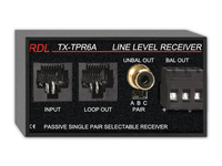 PASSIVE SINGLE-PAIR RECEIVER - TWISTED PAIR FORMAT-A  - BALANCED LINE OUTPUT