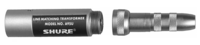 TRANSFORMER; LOW Z, MALE XLR TO HIGH Z MC1M CONNECTOR WITH MATING 1/4" PHONE PLUG/JACK