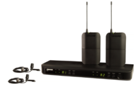 BLX DUAL CHANNEL LAPEL WIRELESS SYSTEM WITH BLX88, (2) BLX1 BODYPACKS, & (2) CVL LAPEL MICS