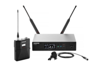 QLX-D WIRELESS LAPEL KIT WITH QLXD4, QLXD1 BODYPACK, & WL183 LAVALIER CONDENSER MICROPHONE