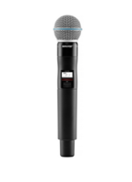 QLX-D DIGITAL HANDHELD WIRELESS TRANSMITTER WITH BETA 58A MIC / HANDHELD MIC COMPONENT ONLY