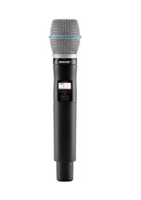 QLX-D DIGITAL HANDHELD WIRELESS TRANSMITTER WITH BETA 87A MIC / HANDHELD MIC COMPONENT ONLY