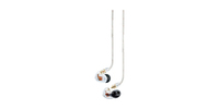 SOUND ISOLATING DUAL DRIVER EARPHONE WITH DETACHABLE CABLE AND FORMABLE WIRE (CLEAR)