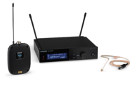 SLX-D+ WIRELESS SYSTEM WITH SLXD1+ BODYPACK TRANSMITTER AND MX153 (BLACK) EARSET HEADWORN MIC