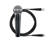 SM58-CN CARDIOID DYNAMIC SM58 VOCAL MICROPHONE KIT WITH 25' XLR CABLE, STAND ADAPTER, & ZIPPERED POUCH