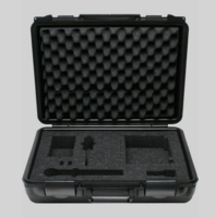 HARD CARRYING CASE FOR ULX, SLX, QLXD 1/2 RACK WIRELESS SYSTEM